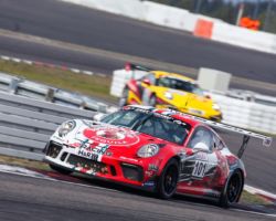 VLN 7. Lauf 2018, Nürburgring-Nordschleife - Foto: Gruppe C Photography; #101 Porsche 911 GT3 Cup, GIGASPEED Team GetSpeed Performance: John Shoffner, Janine Hill, Fabian Schiller