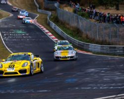 VLN 7. Lauf 2018, Nürburgring-Nordschleife - Foto: Gruppe C Photography; #941 Porsche Cayman GT4 CS, Getspeed Performance: Carrie Schreiner, Daniel Mursch