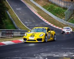 VLN 7. Lauf 2018, Nürburgring-Nordschleife - Foto: Gruppe C Photography; #941 Porsche Cayman GT4 CS, Getspeed Performance: Carrie Schreiner, Daniel Mursch