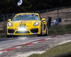 VLN 7. Lauf 2018, Nürburgring-Nordschleife - Foto: Gruppe C Photography; #941 Porsche Cayman GT4 CS, Getspeed Performance: Carrie Schreiner, Daniel Mursch