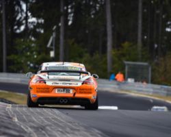 VLN 7. Lauf 2018, Nürburgring-Nordschleife - Foto: Gruppe C Photography; #940 Porsche Cayman GT4 CS, GIGASPEED Team GetSpeed Performance: Max, Jens