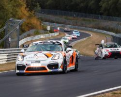 VLN 7. Lauf 2018, Nürburgring-Nordschleife - Foto: Gruppe C Photography; #940 Porsche Cayman GT4 CS, GIGASPEED Team GetSpeed Performance: Max, Jens