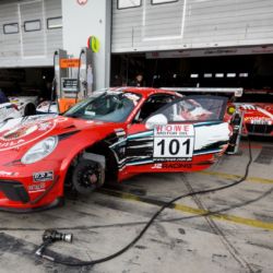 VLN 9. Lauf 2018, Nürburgring-Nordschleife - Foto: Gruppe C Photography; #101 Porsche 911 GT3 Cup, GetSpeed Performance: John Shoffner, Janine Hill, Fabian Schiller