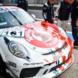 VLN 9. Lauf 2018, Nürburgring-Nordschleife - Foto: Gruppe C Photography; #101 Porsche 911 GT3 Cup, GetSpeed Performance: John Shoffner, Janine Hill, Fabian Schiller