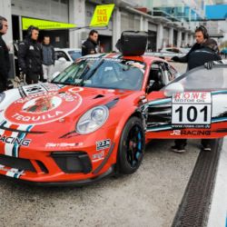 VLN 9. Lauf 2018, Nürburgring-Nordschleife - Foto: Gruppe C Photography; #101 Porsche 911 GT3 Cup, GetSpeed Performance: John Shoffner, Janine Hill, Fabian Schiller