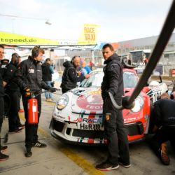 VLN 9. Lauf 2018, Nürburgring-Nordschleife - Foto: Gruppe C Photography; #101 Porsche 911 GT3 Cup, GetSpeed Performance: John Shoffner, Janine Hill, Fabian Schiller