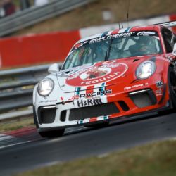 VLN 9. Lauf 2018, Nürburgring-Nordschleife - Foto: Gruppe C Photography; #101 Porsche 911 GT3 Cup, GetSpeed Performance: John Shoffner, Janine Hill, Fabian Schiller