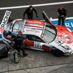 VLN 9. Lauf 2018, Nürburgring-Nordschleife - Foto: Gruppe C Photography; #101 Porsche 911 GT3 Cup, GetSpeed Performance: John Shoffner, Janine Hill, Fabian Schiller