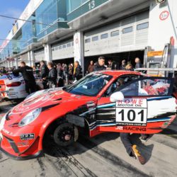 VLN 9. Lauf 2018, Nürburgring-Nordschleife - Foto: Gruppe C Photography; #101 Porsche 911 GT3 Cup, GetSpeed Performance: John Shoffner, Janine Hill, Fabian Schiller