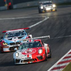 VLN 9. Lauf 2018, Nürburgring-Nordschleife - Foto: Gruppe C Photography; #101 Porsche 911 GT3 Cup, GetSpeed Performance: John Shoffner, Janine Hill, Fabian Schiller