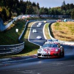 VLN 9. Lauf 2018, Nürburgring-Nordschleife - Foto: Gruppe C Photography; #101 Porsche 911 GT3 Cup, GetSpeed Performance: John Shoffner, Janine Hill, Fabian Schiller