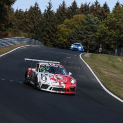 VLN 9. Lauf 2018, Nürburgring-Nordschleife - Foto: Gruppe C Photography; #101 Porsche 911 GT3 Cup, GetSpeed Performance: John Shoffner, Janine Hill, Fabian Schiller