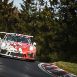 VLN 9. Lauf 2018, Nürburgring-Nordschleife - Foto: Gruppe C Photography; #101 Porsche 911 GT3 Cup, GetSpeed Performance: John Shoffner, Janine Hill, Fabian Schiller