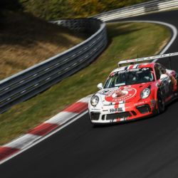 VLN 9. Lauf 2018, Nürburgring-Nordschleife - Foto: Gruppe C Photography; #101 Porsche 911 GT3 Cup, GetSpeed Performance: John Shoffner, Janine Hill, Fabian Schiller