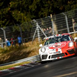 VLN 9. Lauf 2018, Nürburgring-Nordschleife - Foto: Gruppe C Photography; #101 Porsche 911 GT3 Cup, GetSpeed Performance: John Shoffner, Janine Hill, Fabian Schiller